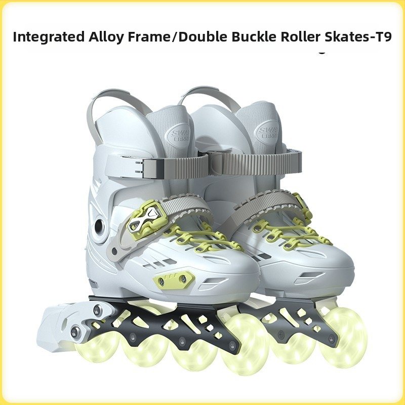 SWAY T9 Detské korčule na tréning s integrovaným hliníkovým rámom, horná časť PP