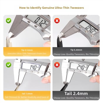 Κλιπ φρυδιών από ανοξείδωτο ατσάλι, υπερ-λεπτός σχεδιασμός, εργαλείο υψηλής ακρίβειας για το σχήμα των φρυδιών