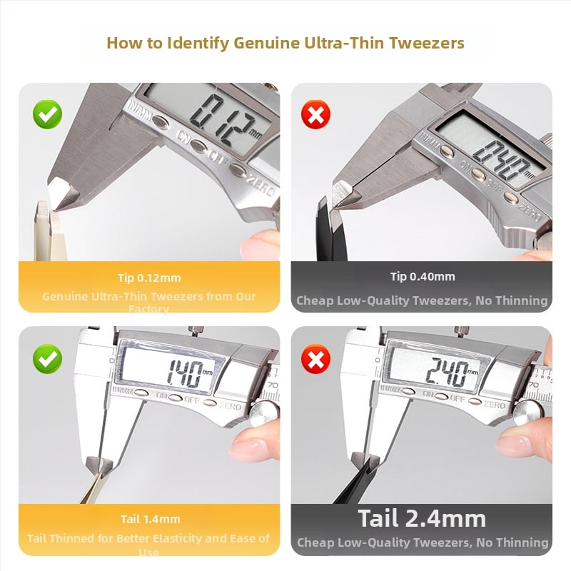 Κλιπ φρυδιών από ανοξείδωτο ατσάλι, υπερ-λεπτός σχεδιασμός, εργαλείο υψηλής ακρίβειας για το σχήμα των φρυδιών