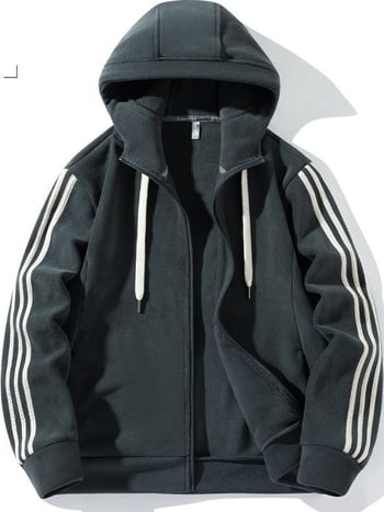 Ανδρικό και γυναικείο φλις μπουφάν με κουκούλα για εξωτερικούς χώρους – ζεστό, επένδυση φλις πολυεστέρα; Στυλ: καρντάγκαν (Υλικό: πολυεστέρας; Επένδυση: πολυεστέρας; Κουκούλα: Ναι; Σεζόν: Χειμώνας, Φθινόπωρο)