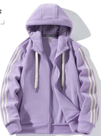 Ανδρικό και γυναικείο φλις μπουφάν με κουκούλα για εξωτερικούς χώρους – ζεστό, επένδυση φλις πολυεστέρα; Στυλ: καρντάγκαν (Υλικό: πολυεστέρας; Επένδυση: πολυεστέρας; Κουκούλα: Ναι; Σεζόν: Χειμώνας, Φθινόπωρο)