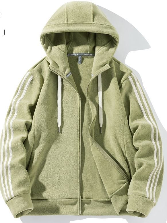 Ανδρικό και γυναικείο φλις μπουφάν με κουκούλα για εξωτερικούς χώρους – ζεστό, επένδυση φλις πολυεστέρα; Στυλ: καρντάγκαν (Υλικό: πολυεστέρας; Επένδυση: πολυεστέρας; Κουκούλα: Ναι; Σεζόν: Χειμώνας, Φθινόπωρο)