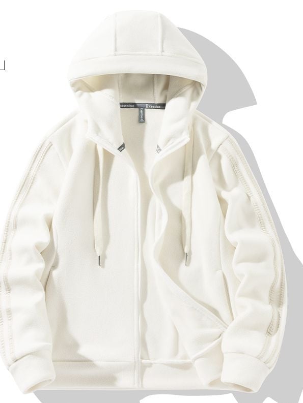 Ανδρικό και γυναικείο φλις μπουφάν με κουκούλα για εξωτερικούς χώρους – ζεστό, επένδυση φλις πολυεστέρα; Στυλ: καρντάγκαν (Υλικό: πολυεστέρας; Επένδυση: πολυεστέρας; Κουκούλα: Ναι; Σεζόν: Χειμώνας, Φθινόπωρο)