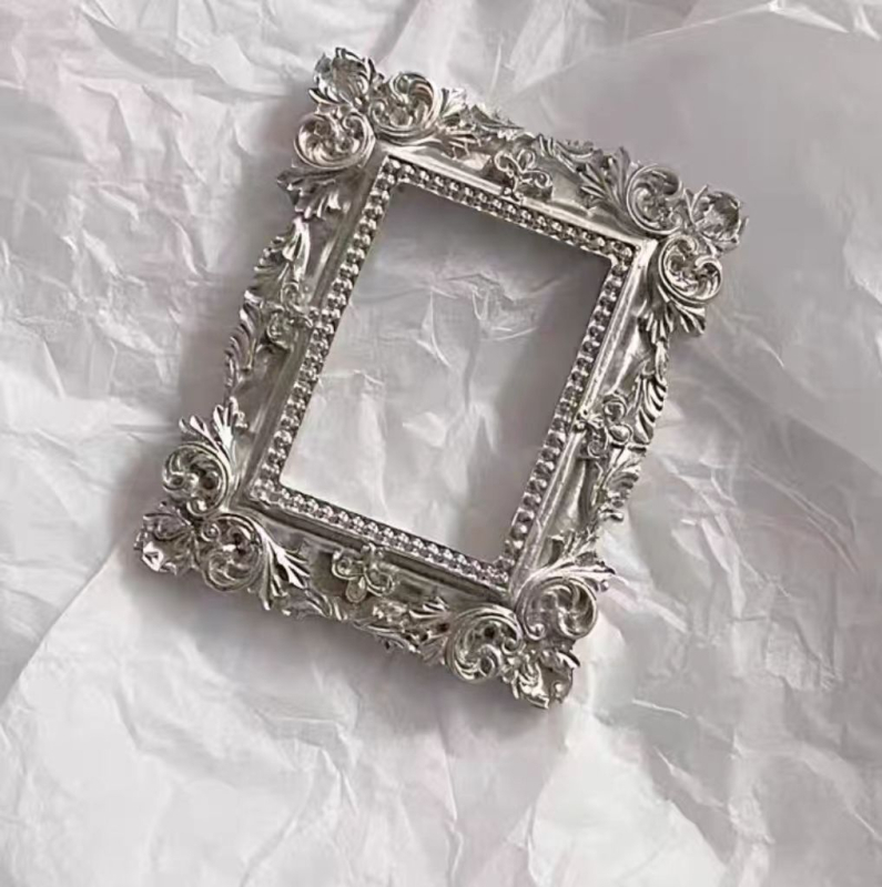 Ramă foto mini retro pentru accesorii de manichiură și cercei – recuzită de fotografiat (Brand: 12; Model: ltao1001135188; Tip: Altul; Scene aplicabile: Altul)