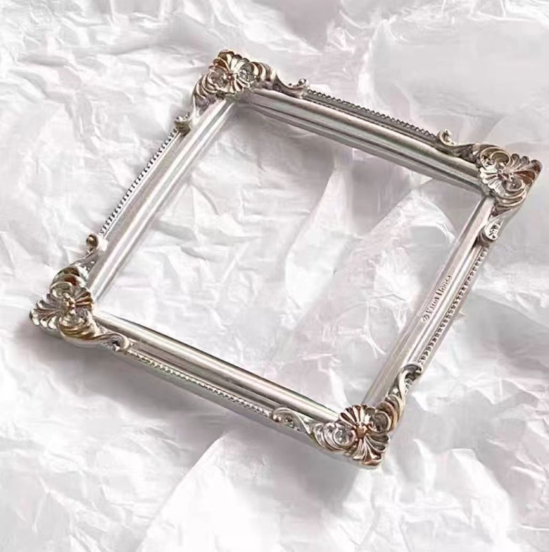 Ramă foto mini retro pentru accesorii de manichiură și cercei – recuzită de fotografiat (Brand: 12; Model: ltao1001135188; Tip: Altul; Scene aplicabile: Altul)