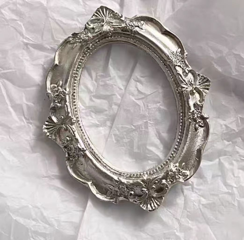 Ramă foto mini retro pentru accesorii de manichiură și cercei – recuzită de fotografiat (Brand: 12; Model: ltao1001135188; Tip: Altul; Scene aplicabile: Altul)