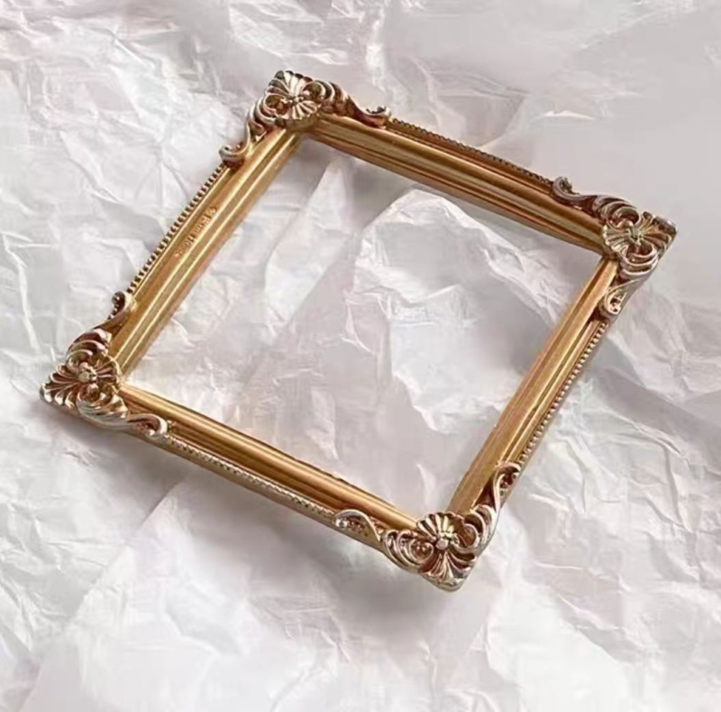 Ramă foto mini retro pentru accesorii de manichiură și cercei – recuzită de fotografiat (Brand: 12; Model: ltao1001135188; Tip: Altul; Scene aplicabile: Altul)