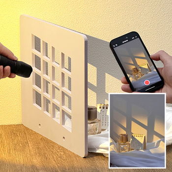 Placă de iluminare și umbre – recuzită pentru fotografierea produselor, natură statică în interior, proiecție