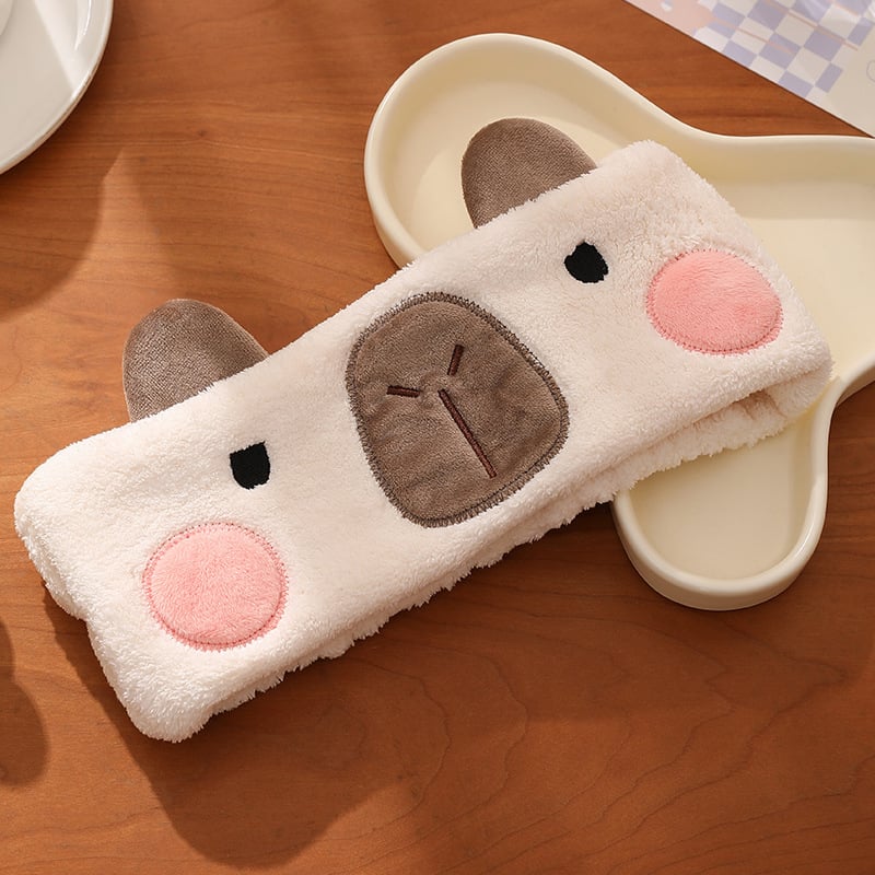 Λαστιχάκι μαλλιών για πλύσιμο προσώπου, καρτούν στυλ, ζωώδες/ζωδιακό σχέδιο, μάρκα Bile, άνοιξη 2024