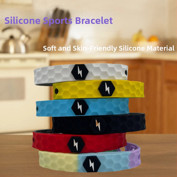 Náramok zo silikónu s energetickou rovnováhou – unisex športový náramok na behanie a jazdu na bicykli, štýl cvičenia a voľného času, japonský štýl