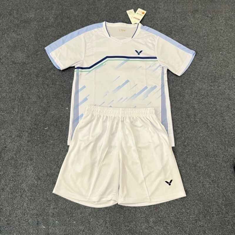 Unisex komplet za badminton s kratkim rukavima – brzo sušenje, prozračan, apsorpcija znoja, materijal LYCRA, vinylon 91–95%