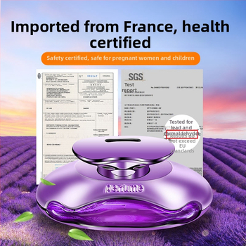 Automobilski aromaterapijski ukras, staklena bočica, 50–100 ml, cvjetni miris, montaža na sjedalo, prilagodljivo