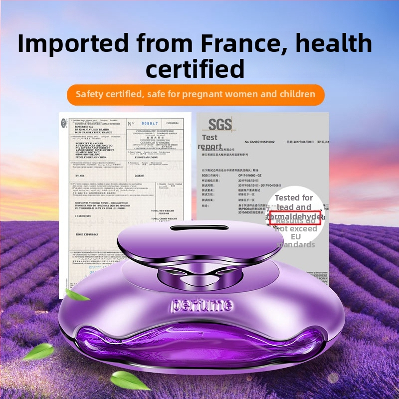 Automobilski aromaterapijski ukras, staklena bočica, 50–100 ml, cvjetni miris, montaža na sjedalo, prilagodljivo