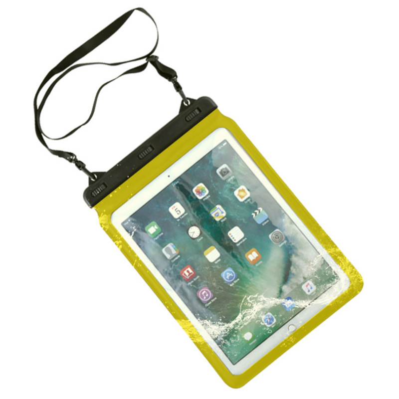 Outdoor vodootporna PVC torba za tablet, minimalistički stil, jednobojna, kapacitet 200 ml, vodootporna tkanina