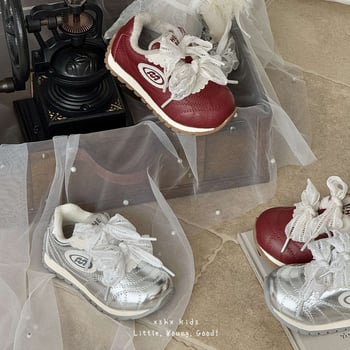 Gyerekek Velcro-záras futócipő — lélegző, könnyű, csúszásmentes talp, ütéscsillapítás; 4–12 éveseknek