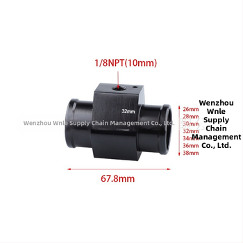 Automobilový trojcestný senzor — konektor pre teplotu vody a oleja, TSA100, hliníková zliatina, univerzálne použitie