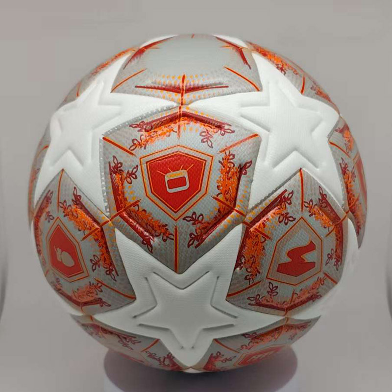 PU nogometna lopta bezšivna, visoke elastičnosti, ljepilo šivanje, otporna na habanje i udarce, tisk logotipa i prilagođavanje