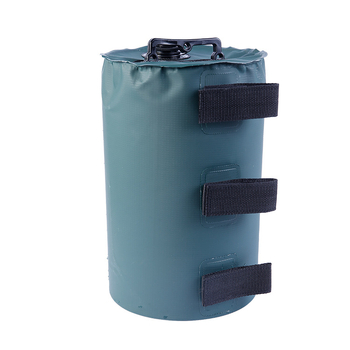 Υπαίθρια τσάντα νερού για σκηνές και ομπρέλες παραλίας, κυλινδρικός ενισχυμένος σχεδιασμός, PVC, 10L χωρητικότητα, αδιάβροχο ύφασμα, δυνατότητα εκτύπωσης λογοτύπου