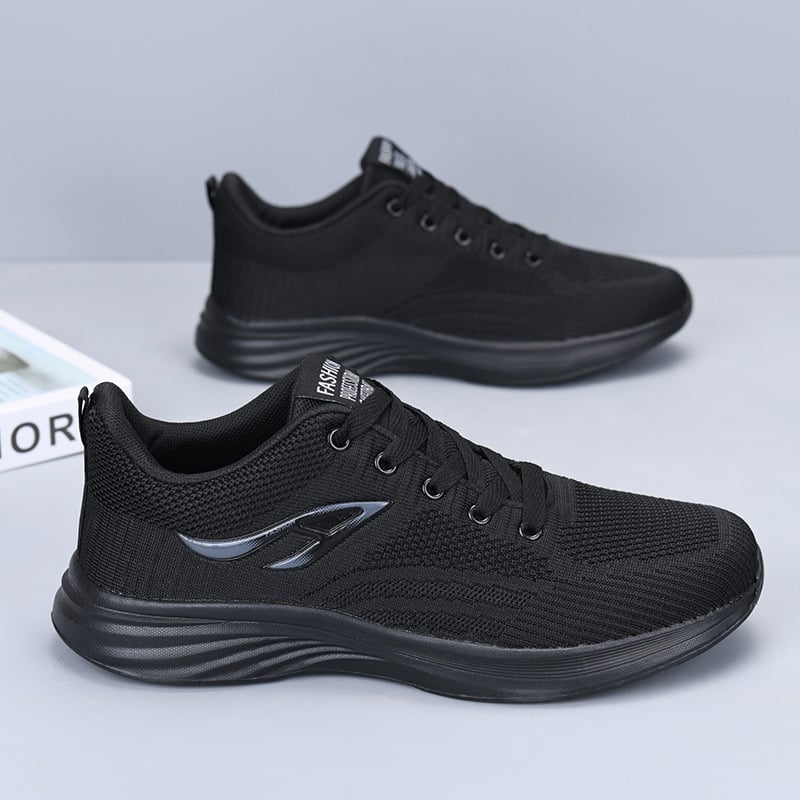 Ανδρικά παπούτσια τρεξίματος με διχτυωτό πάνω μέρος, διαπνέοντα, ελαφριά αθλητικά με κορδόνια και EVA σόλα