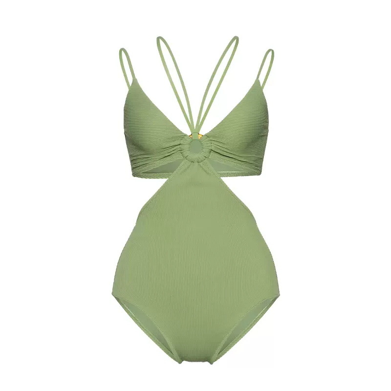 Jednodijelni Ženski kupaći kostim, bez leđa, s trakama, s podstavljenim poprsjem, vanjski materijal najlon 82%, podstava poliester s 18% elastana, težina 350 g