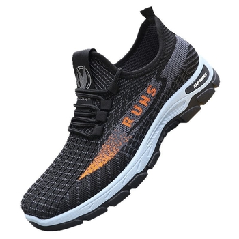 Αθλητικά παπούτσια casual, διαπνέουσα επάνω μέρος από ύφασμα, σόλα πολυουρεθάνης, κορδόνια, στρογγυλή μύτη