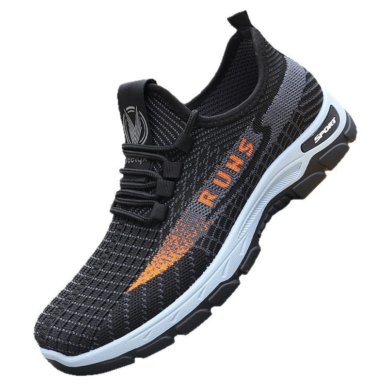 Αθλητικά παπούτσια casual, διαπνέουσα επάνω μέρος από ύφασμα, σόλα πολυουρεθάνης, κορδόνια, στρογγυλή μύτη