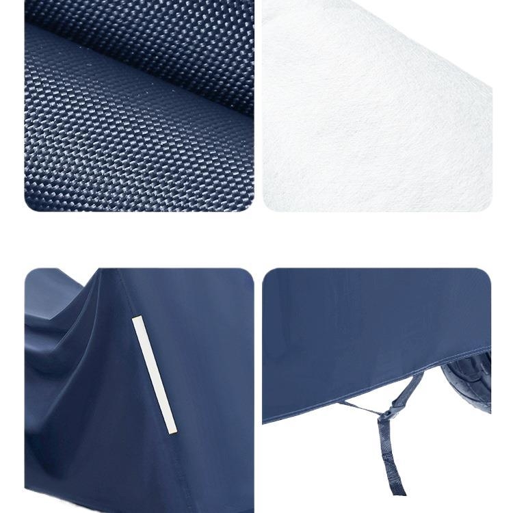 Elektromos jármű esővédő takaró, vastag Oxford vászon, teljes lefedés, napsugárzás elleni védelem, porálló védelem motorkerékpárok és elektromos kétkerekűek számára