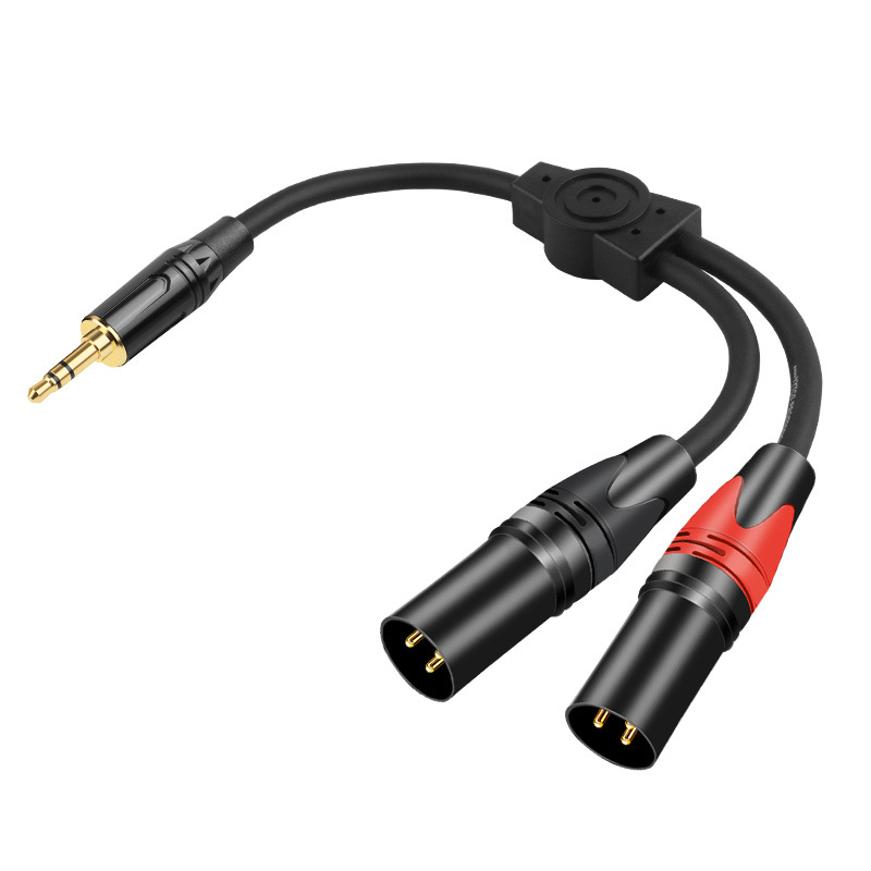 YYTCG audio kabel 3.5 mm na dvostruki XLR s PVC oklopom za audio i video opremu