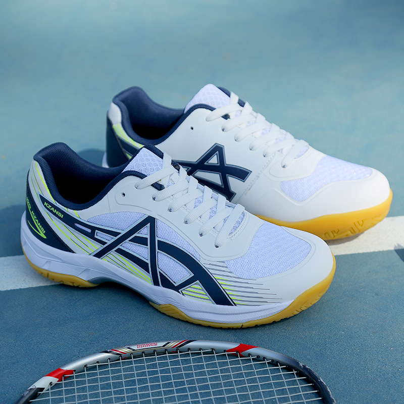 Παπούτσια μπαδμίντον - Unisex, ελαφριά και διαπνέον mesh επάνω μέρος, χαμηλό ύψος, EVA μεσαία σόλα, αντιολισθητική εξωτερική σόλα