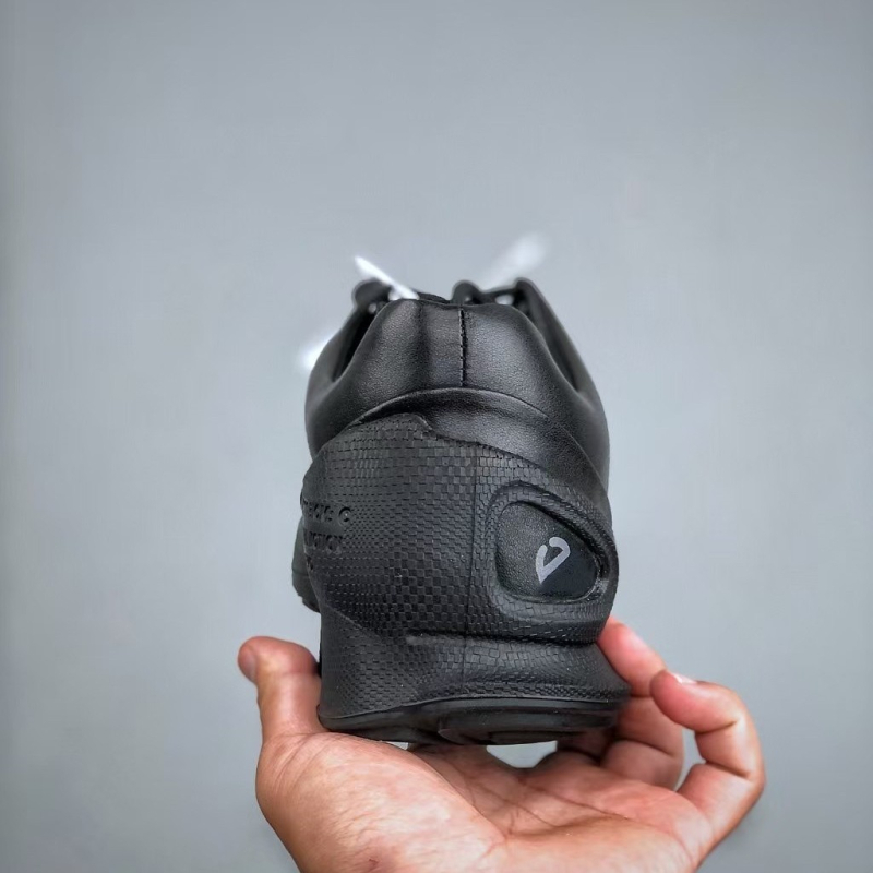 Ανδρικά παπούτσια τρεξίματος – επάνω μέρος από δέρμα πρώτης στρώσης βοδινού, σόλα από καουουτ, με κορδόνια, χαμηλό προφίλ, PU πάτος