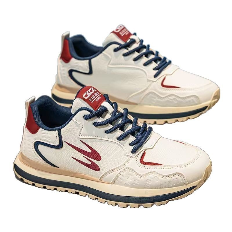 Muške sportske casual tenisice, gornji dio od umjetnog PU, EVA uložak, potplat injekcijom oblikovan, niski gležanj, vezice