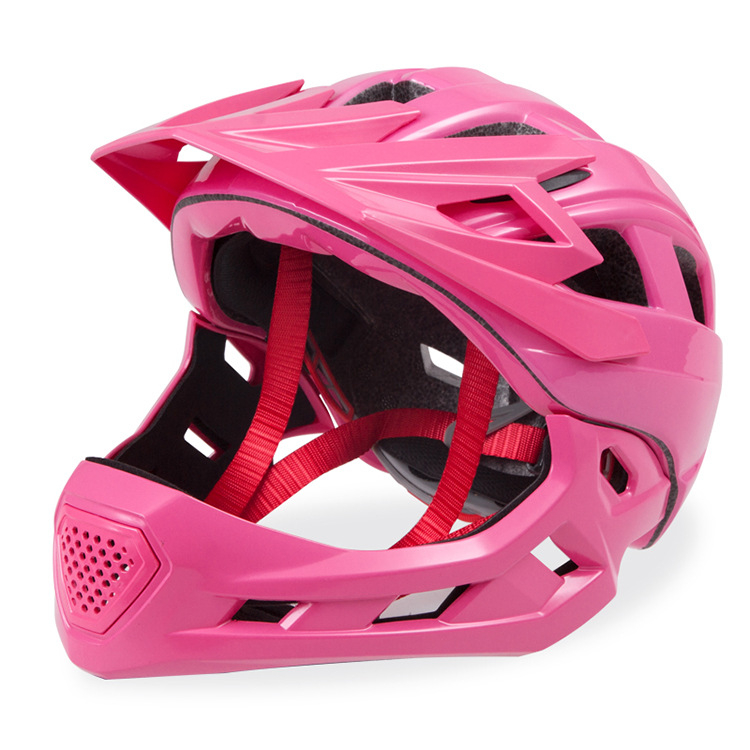 Dječja kaciga s punim licem za bicikl za balansiranje, s odvojivim bradom, PC+EPS, unisex, mogućnost prilagođenog logotipa