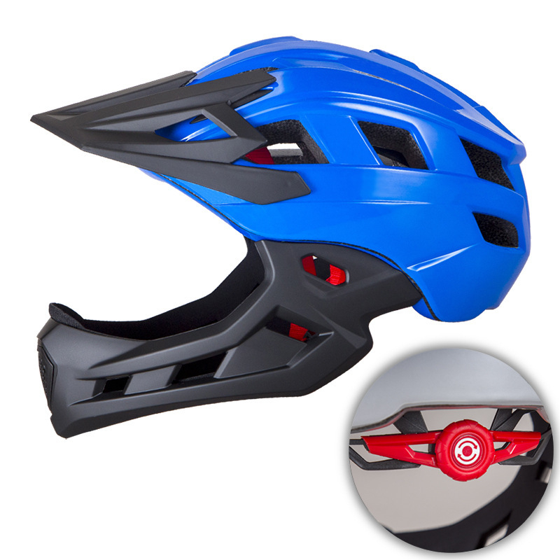 Dječja kaciga s punim licem za bicikl za balansiranje, s odvojivim bradom, PC+EPS, unisex, mogućnost prilagođenog logotipa