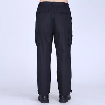 Παντελόνια εκπαίδευσης ασφαλείας με ενισχυμένο πλέγμα – ανθεκτικά στη φθορά, ύφασμα μείγματος βαμβακιού, για άνδρες, άνοιξη–φθινόπωρο, με πολλές τσέπες