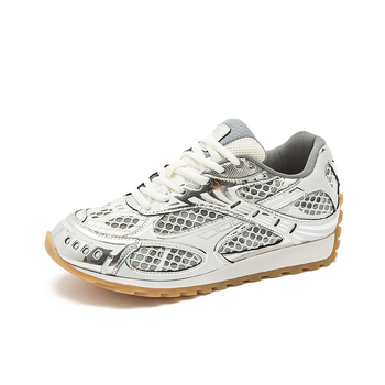 Pantofi sport casual pentru femei, cu înălțimea gleznei 3–7 cm, toc mic 1–3 cm, exterior din superfibră, talpă din cauciuc și căptușire interioară PU.