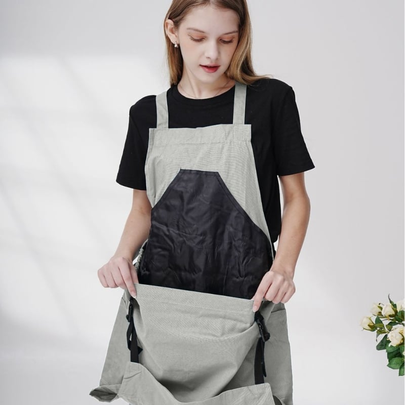 Κηπουρική ποδιά χωρίς μανίκια, αντιβρωμική, από 100% βαμβάκι