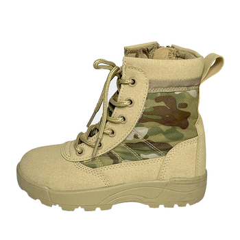 Ghete de drumeție pentru copii, camuflaj, cu înălțime înaltă, rezistente, unisex