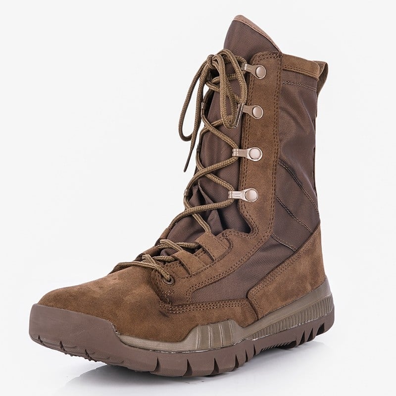 Unisex vysoké členkové taktické topánky na turistiku a kempovanie - Wolf Moon Cloud Fang