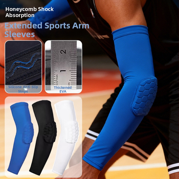 Rozšírený hexagonálny lakťový štít s Lycra, protiskĺzový, unisex, na basketbal, cyklistiku, volejbal a badminton/tenis