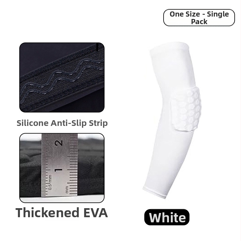 Rozšírený hexagonálny lakťový štít s Lycra, protiskĺzový, unisex, na basketbal, cyklistiku, volejbal a badminton/tenis