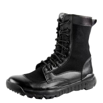 Ανδρικά ψηλά τακτικά μποτάκια για εκπαίδευση: ελαφρά, αναπνεύσιμα, αδιάβροχα και ανθεκτικά στη φθορά για υπαίθρια πεζοπορία και τρέξιμο