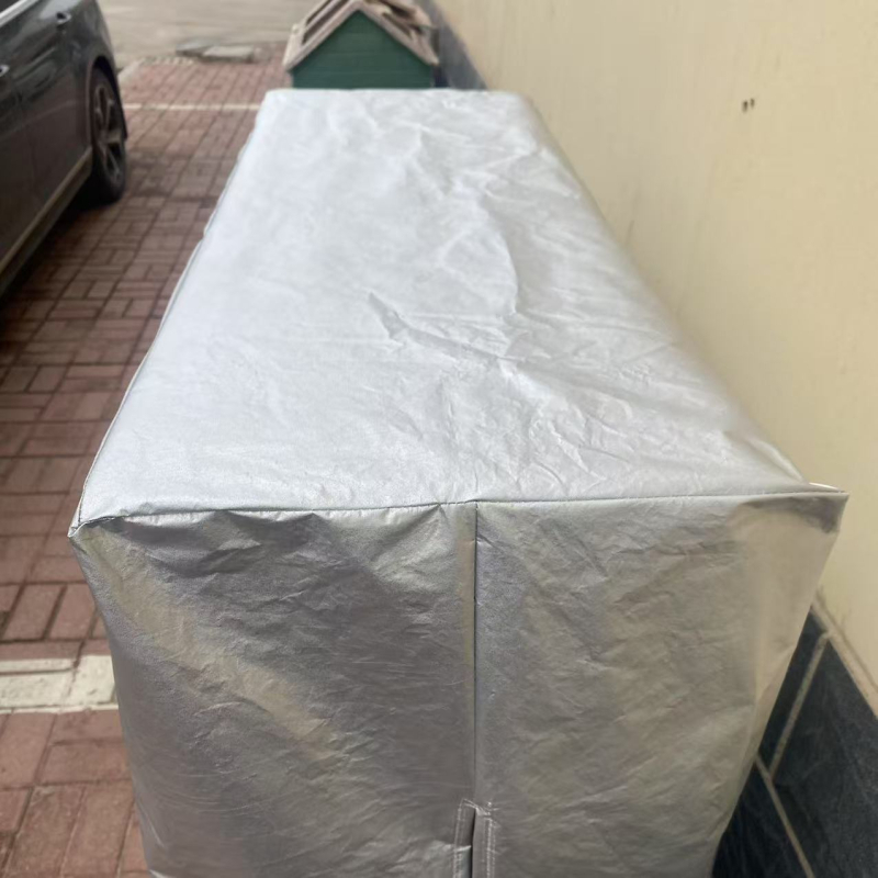 Acoperire pentru unitatea exterioară a aerului condiționat – protecție la ploaie, soare și insecte, PVC material, stil modern simplu, universal pentru aer condiționat
