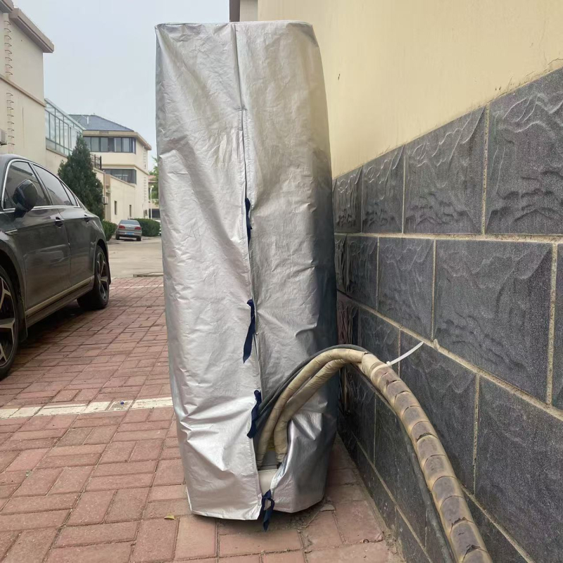 Acoperire pentru unitatea exterioară a aerului condiționat – protecție la ploaie, soare și insecte, PVC material, stil modern simplu, universal pentru aer condiționat