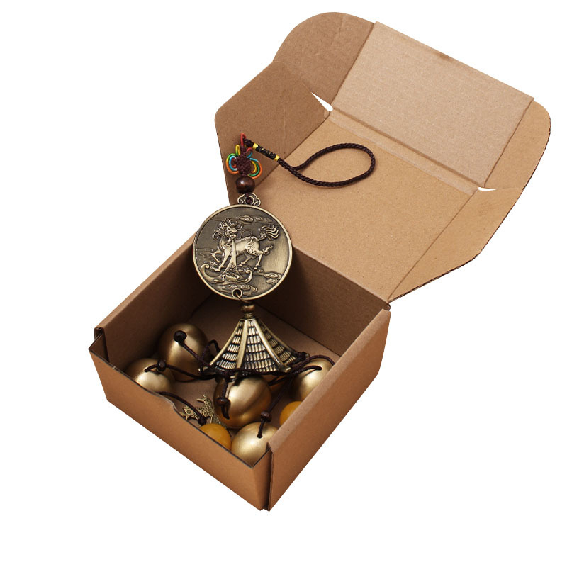 Pandantiv clopoțel de ușă din cupru, stil Chinez Nou, origine Zhejiang