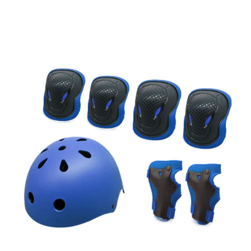 Dječji set zaštitne opreme za rolanje, jogu, vožnju biciklom, skijanje, klizanje i skateboard; zaštitni elementi za glavu, zglobove, dlanove, lakat i koljena
