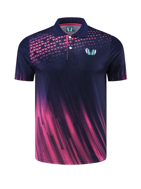 Majica za stolni tenis s kratkim rukavima - Unisex, brzo suši, prozračna, 100% poliester