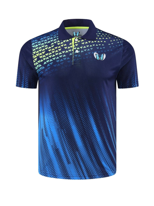 Majica za stolni tenis s kratkim rukavima - Unisex, brzo suši, prozračna, 100% poliester