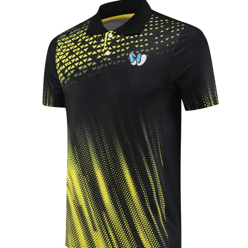 Majica za stolni tenis s kratkim rukavima - Unisex, brzo suši, prozračna, 100% poliester