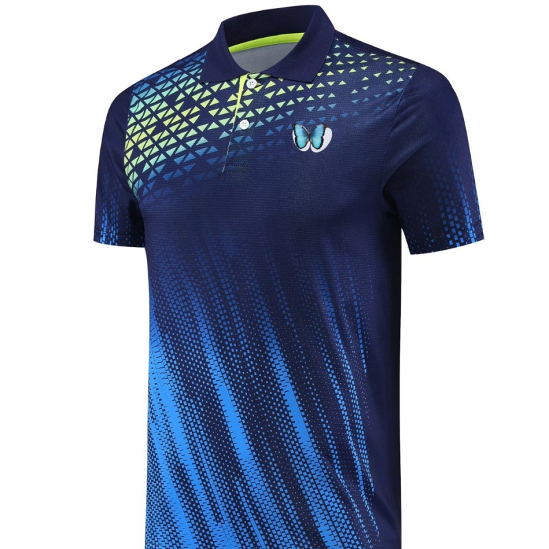 Majica za stolni tenis s kratkim rukavima - Unisex, brzo suši, prozračna, 100% poliester