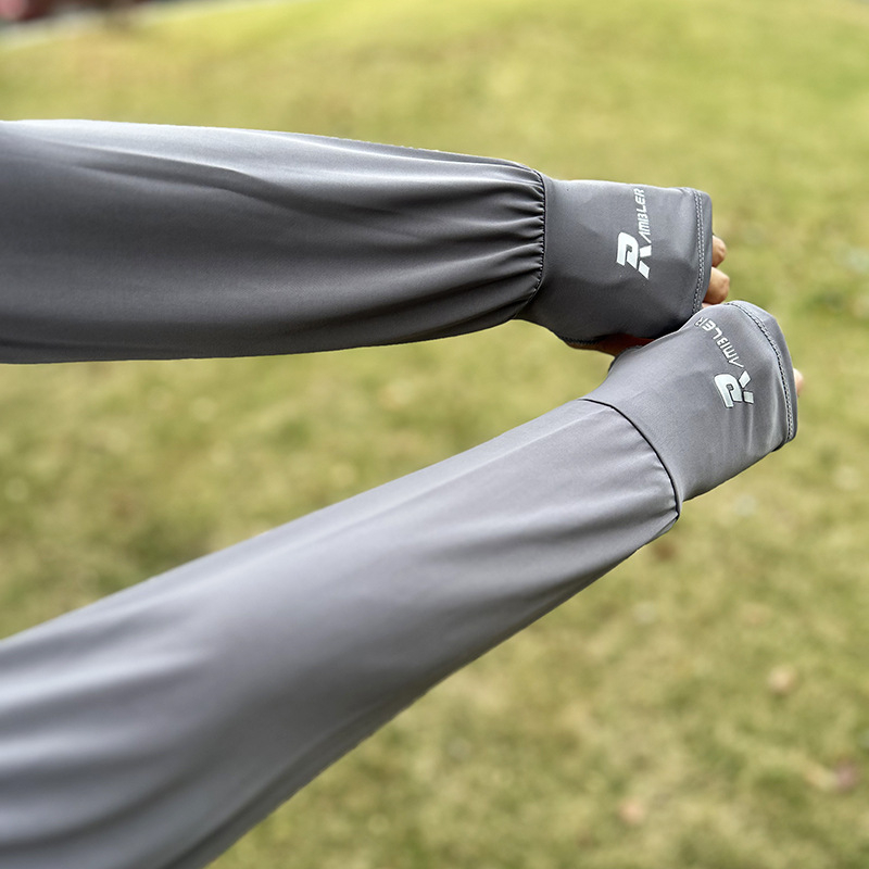 Manșete din nylon cu protecție UV pentru exterior – respirante, lungi, pentru ciclism